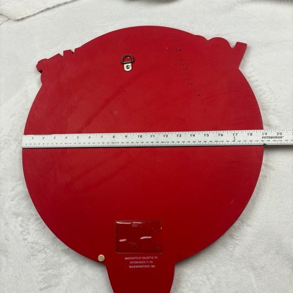 Vtg Looney Tunes Wall Art 90s Plaque That's All Folks Bugs Bunny & Cast Man Cave - Picture 13 of 16